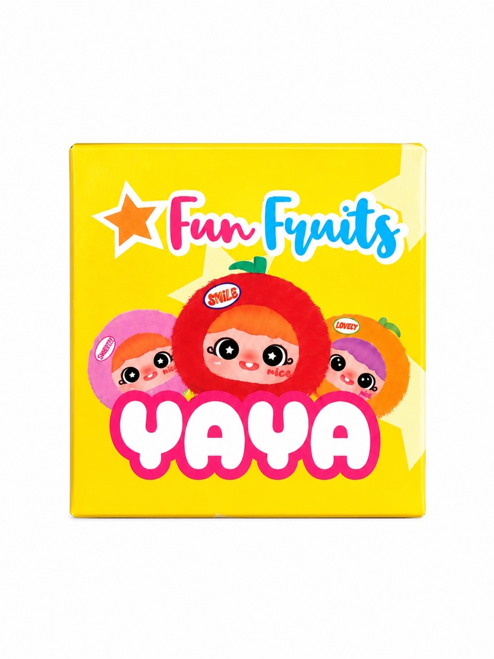 YAYA Fun Fruits Plush Pendant Blind Box Happy Ghost Sealed Collectible
